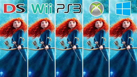 Disney Pixar Brave 2012 Ds Vs Wii Vs Ps3 Vs Xbox 360 Vs Pc [ Which One Is Better ] Youtube