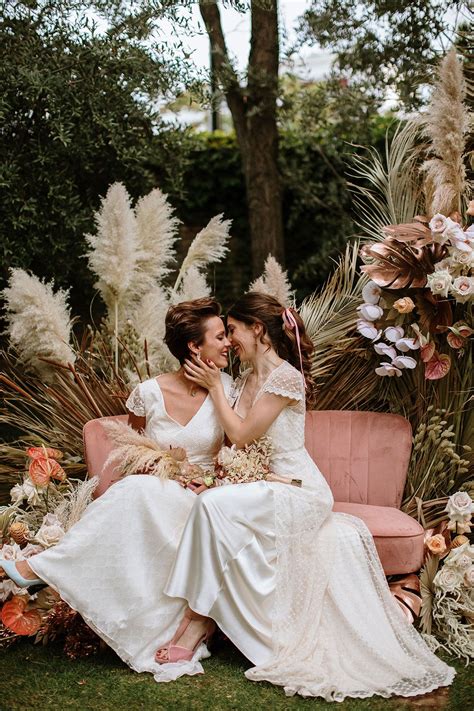 Dos Novias Y Una Boda Boho Chic Bodas De Cuento