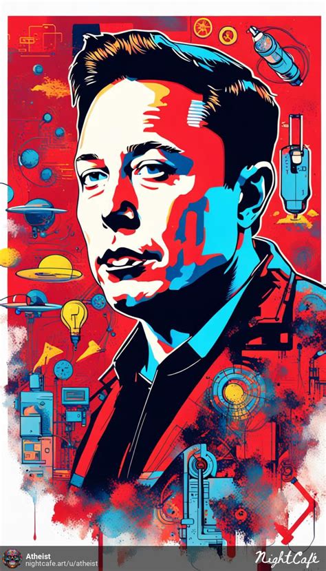 Elon Musk Poster by AtheistOutcast on DeviantArt