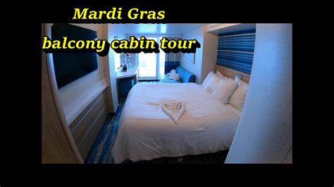 Carnival Mardi Gras Balcony Cabin Tour Deck Youtube