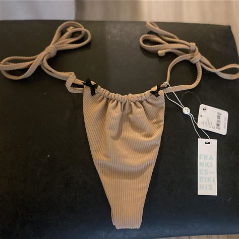Tia Ribbed Bikini Bottom Sexy And Slimming With A Depop