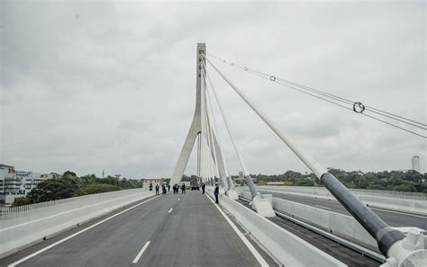 Maroc C Te Divoire Le Pont De Cocody Abidjan Inaugur Par Alassane