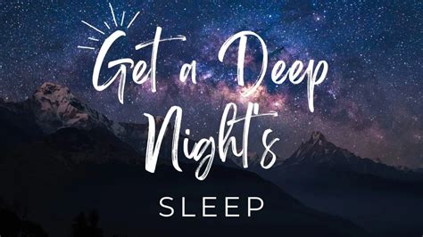 Guided Deep Sleep Meditation with Music - Mindfulness Meditation ...