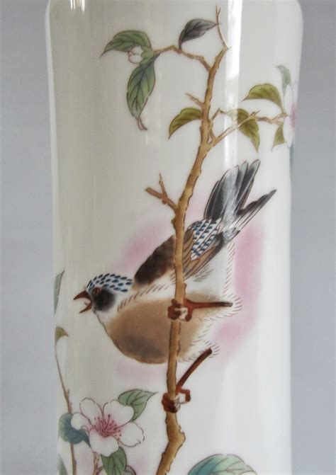 Vintage Vase Japan Bird On A Branch Bone China 1970s 1980s Etsy