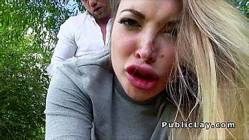 Busty Blonde Fucks Till Facial Outdoor XNXX