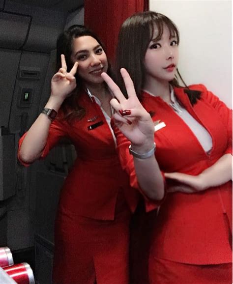 【malaysia】air Asia Cabin Crew エアアジア 客室乗務員【マレーシア】 客室乗務員 タイ 美人 働く女性