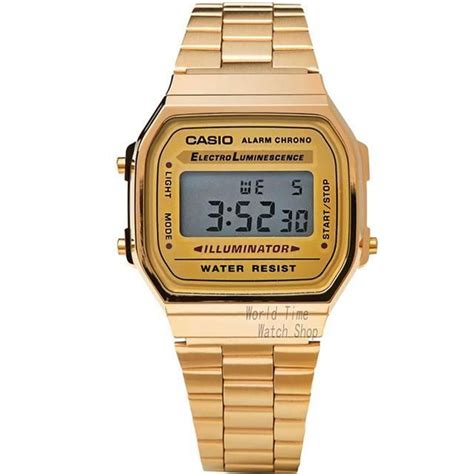 CASIO RETRO GOLD TONE DIGITAL WATCH Casio Gold Watch Casio Vintage