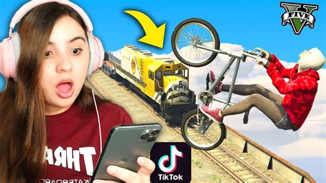 RECRIANDO MITAGENS VIRAIS Do GTA V Do TIK TOK MITAGEM DE BMX