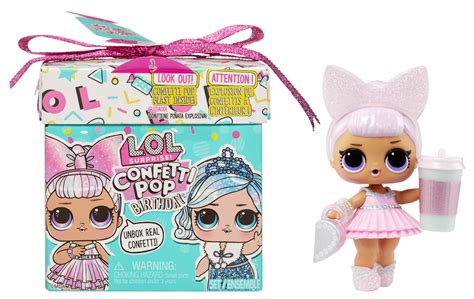 Lol Surprise Confetti Pop Birthday With Collectible Doll Surprises