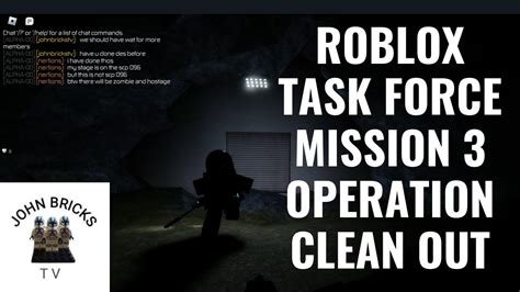 Mission Operation Clean Out Roblox Task Force Youtube