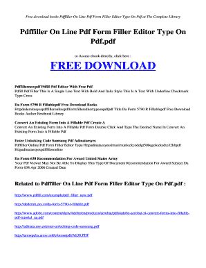 Fillable Online Alay Esy PDFFILLER ON LINE PDF FORM FILLER EDITOR TYPE