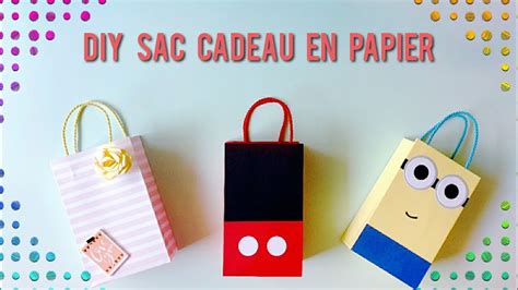 DIY Facile et Rapide Sac cadeaux en papier Sac à bonbons d