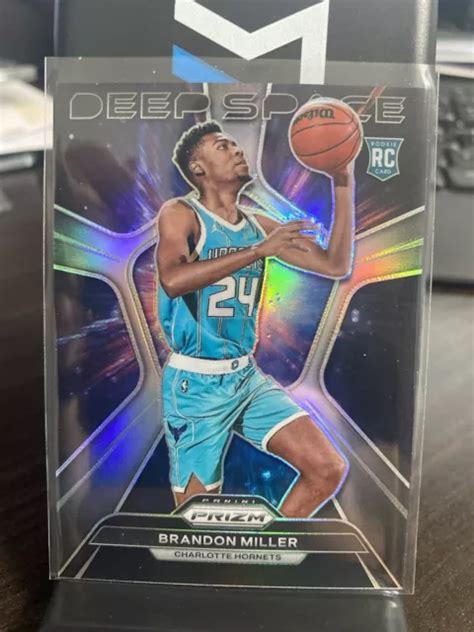 Brandon Miller Panini Prizm Espace Profond Argent Prizm Rookie