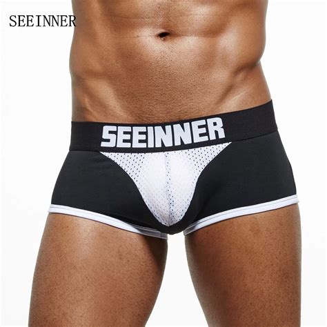 Pack Seeinner Sexy Bikini Underpants Men S Panties Cotton Underwear