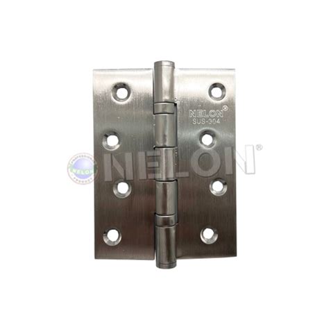 Nelon 4inch 2 Bearings Sold In Pairs Stainless Steel Door Hinges