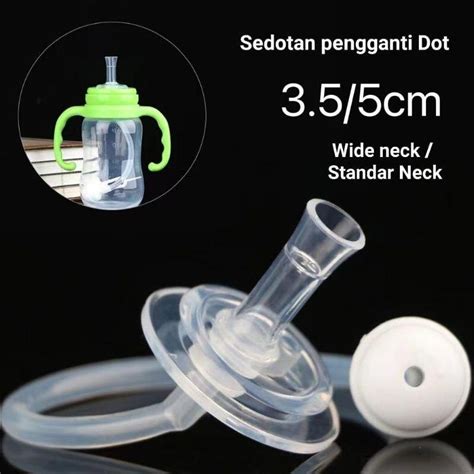 Jual Dot Nipple Training Cup Sippy Straw Cocok Untuk Pigeon Wide Neck