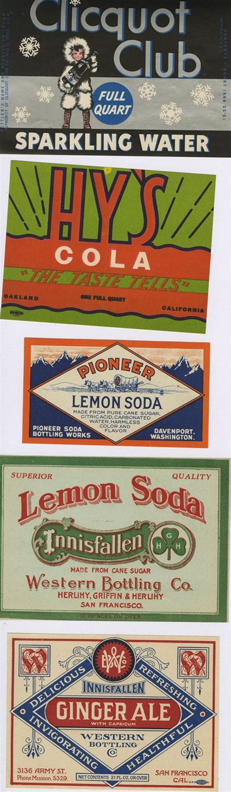 vintage soda labels | Vintage labels, Vintage packaging, Soda labels