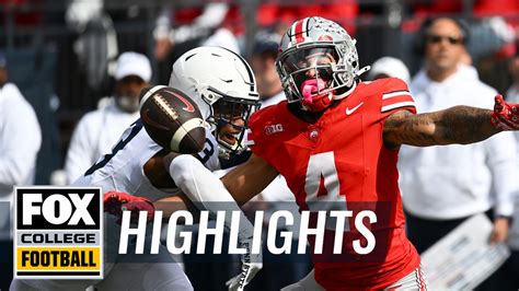 No 7 Penn State Nittany Lions Vs No 3 Ohio State Buckeyes Highlights