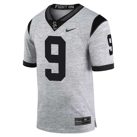 Nike Nike Usc Trojans Gridiron Football Jersey 9 Grey Walmart