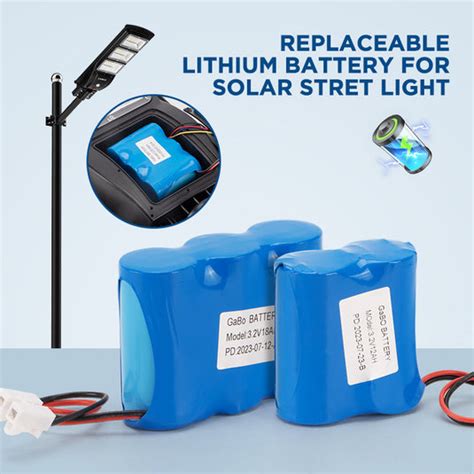 Relacement Battery Pack For Solar Street Light Langy Solar Lights