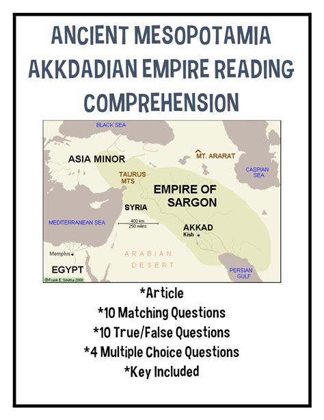 Ancient Mesopotamia Akkdadian Empire Reading Comprehension Docslib