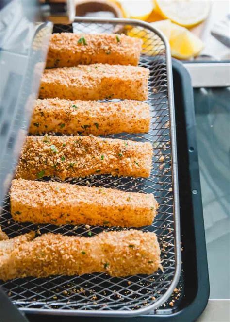 Crispy Homemade Air Fryer Fish Sticks Gluten Free Recipe