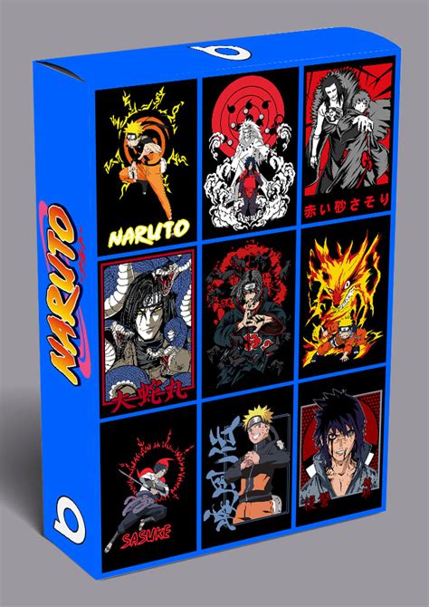 Naruto Anime Vector T-shirt Designs Bundle Templates ...