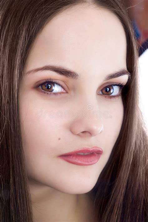 Brunette Triste Hermoso Foto De Archivo Imagen De Modelo
