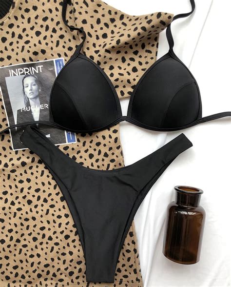 MAILLOT DE BAIN 2021 Licou Soutien Gorge Tasse Bikini Sexy Maillot De Bain Femme Blanc Maillots