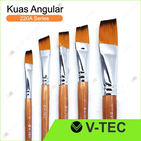 Jual Kuas Lukis Angular V Tec 220A Satuan Agular Paint Brush SFO