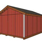 Shed Plans Back View Myoutdoorplans