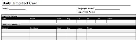 Free Construction Timesheet Templates Excel Pdf Word