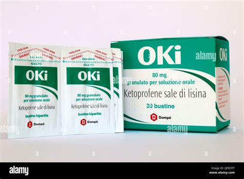 OKI medicine with a solution of the ketoprofen lysine salt. Used to ...