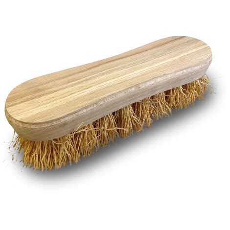 Brosse Laver Et R Curer En Chiendent Monture Bois Nettoyage