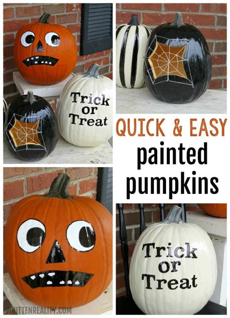 Painted Pumpkins: Ideas To Make it Super Easy! - Written Reality