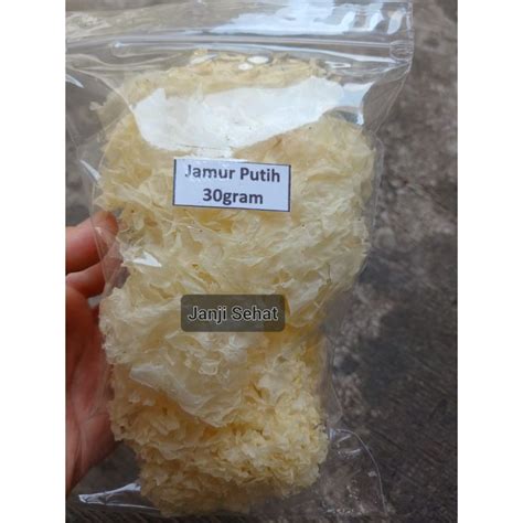 Jual Jamur Putih Jamur Salju Bai Mu Er Snow White Fungus Yin Er