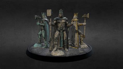 Sigmar Statue And Texture Varients - 3D model by Andrew Phelan ...