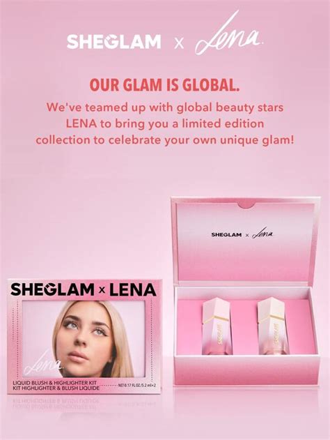 Sheglam X Lena Kit Di Blush Liquido Illuminante Shein Italia