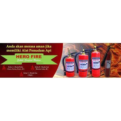 Jual Hero Fire APAR Dry Chemical Powder 3 Kg Fire Extinguisher