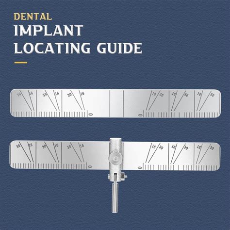 Guía de localización de implantes dentales localizador de