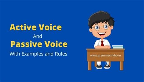 Active And Passive Voice In Hindi With Rules And Examples Grammar Sikho