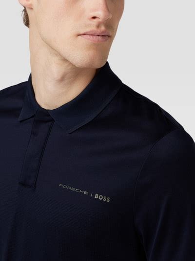 BOSS Slim Fit Poloshirt Mit Strukturmuster Modell Phillipson