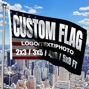 Amazon Custom Flags 3x5 Ft Double Sided Outdoor Personalized