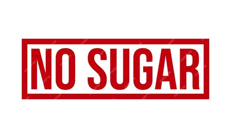 Premium Vector | No Sugar Rubber Stamp Seal Vector
