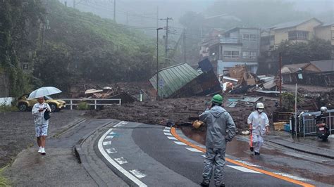 Japan: Storms trigger huge landslides - The Limited Times