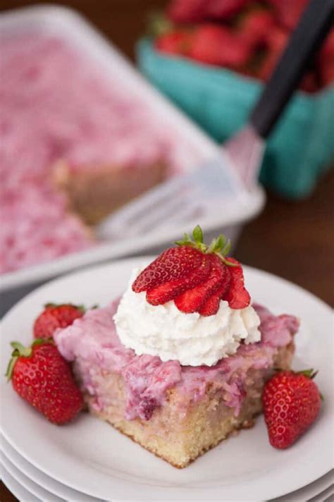 Strawberry Poke Cake Self Proclaimed Foodie