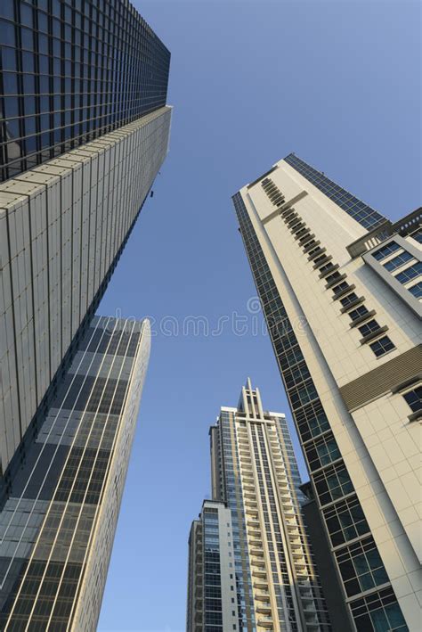 Dubai business bay skyline stock image. Image of business - 55966179