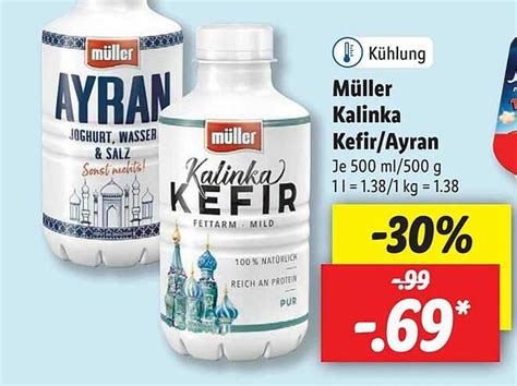 M Ller Kalinka Kefir Ayran Angebot Bei Lidl Prospekte De