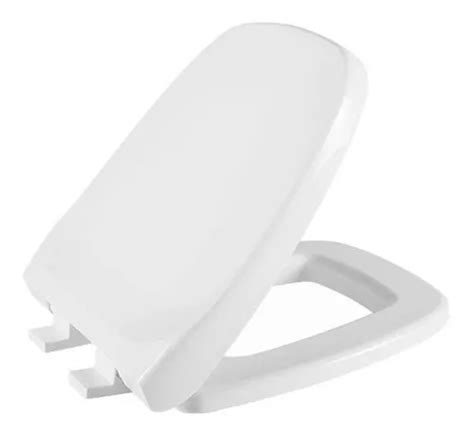 Asiento De Inodoro Logasa Astra Con Amortiguador Color Blanco