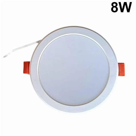 8W LED Slim Panel Light Warm White At Rs 130 Piece In Rajkot ID